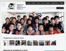 Tablet Screenshot of academicsinasia.com